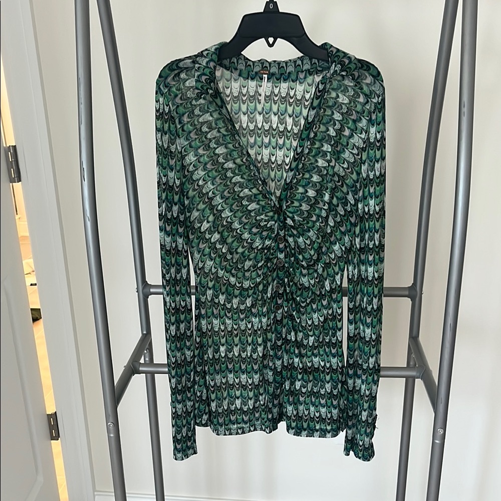 Free People Multicolor Patterned Top
